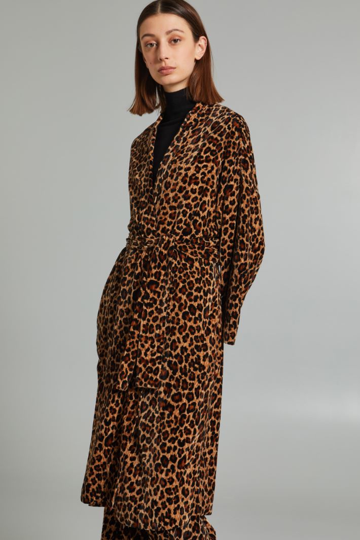 Velvet overcoat Intrend - 3