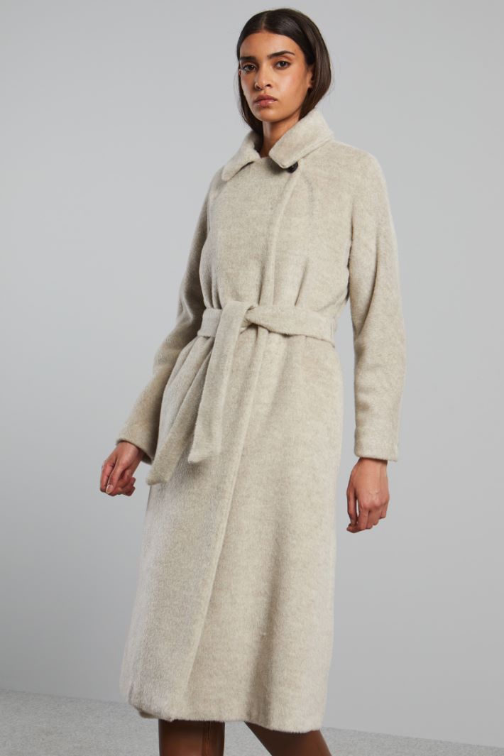 Coat with matching belt Intrend - 3