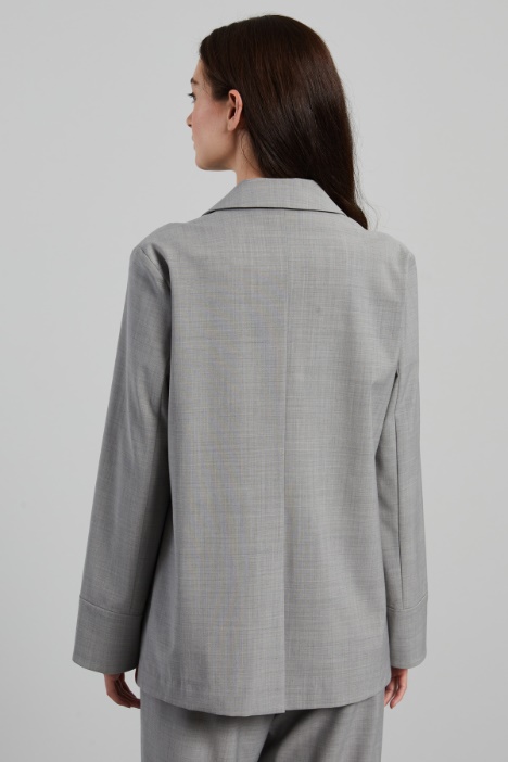 Blazer con tasche applicate