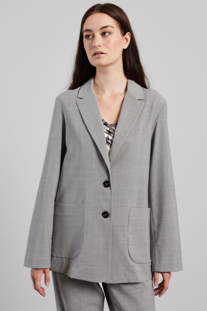 Blazer with patch pockets Intrend - 3