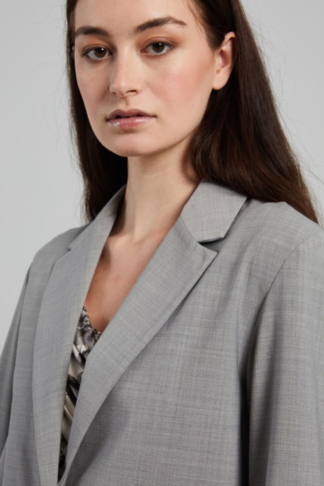 Blazer con tasche applicate