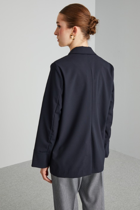 Blazer con tasche applicate
