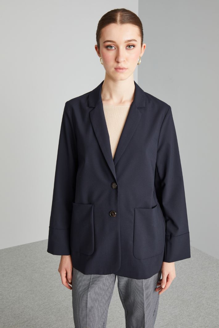 Blazer with patch pockets Intrend - 3