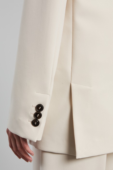 Blazer in tela di viscosa