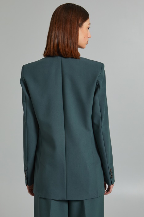 Blazer in tela di viscosa