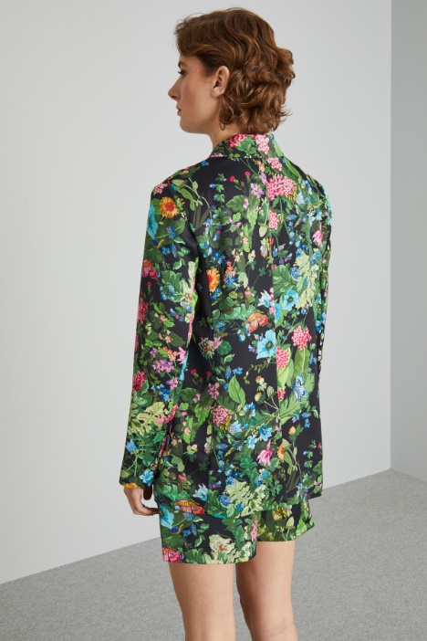 Blazer in envers satin