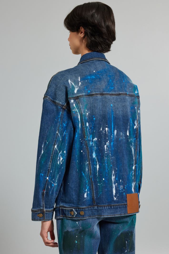 Hand-painted denim jacket Intrend - 2