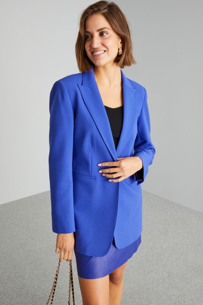 Blazer with semi-rigid shoulder pads Intrend - 3