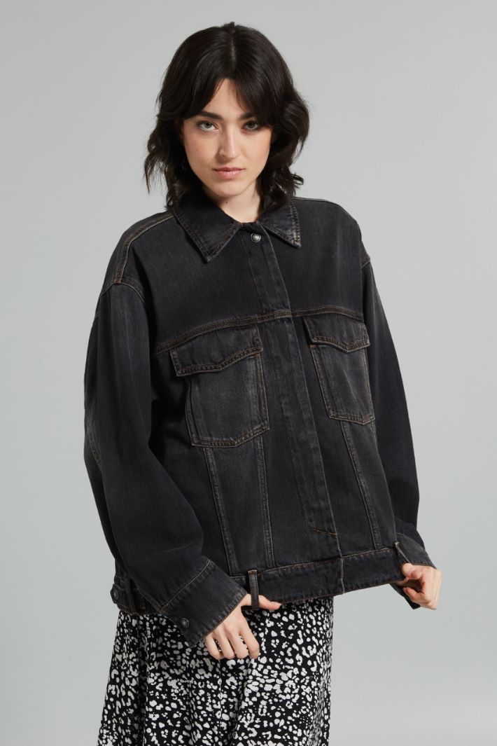 Oversized denim jacket Intrend - 3