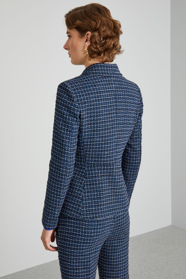 Double-breasted tweed blazer Intrend - 2