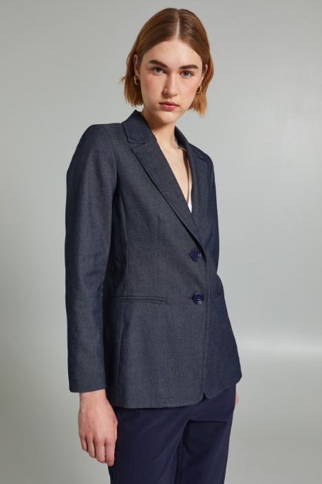 Denim-effect blazer Intrend