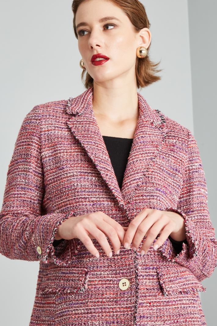 Lurex tweed blazer Intrend - 4