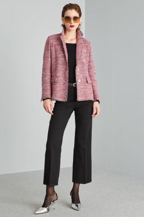 Lurex tweed blazer Intrend