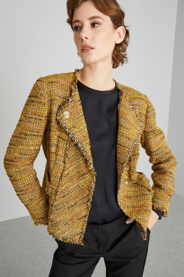 Double-breasted tweed jacket  Intrend - 4