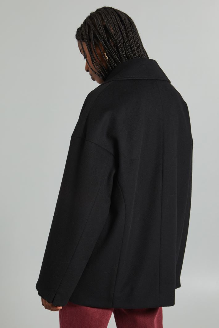 Oversized wool pea coat Intrend - 2