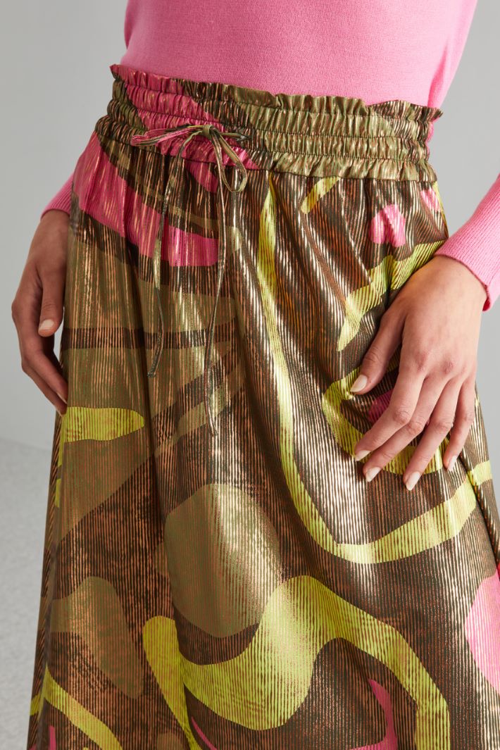 Laminated crepe skirt Intrend - 4