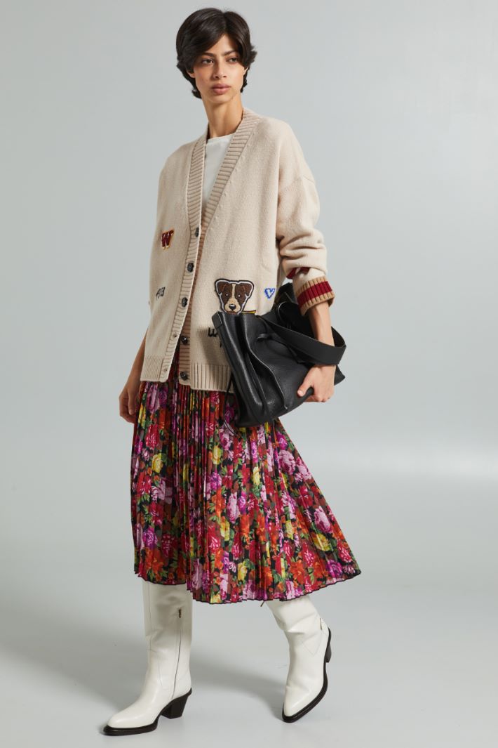 Skirt with contrasting basque Intrend