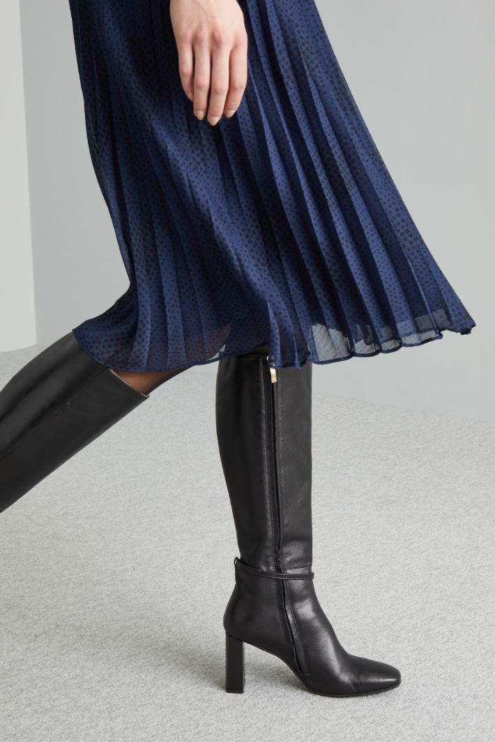 Pleated creponne skirt Intrend - 4