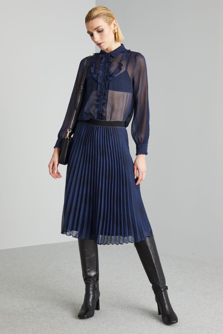 Pleated creponne skirt Intrend