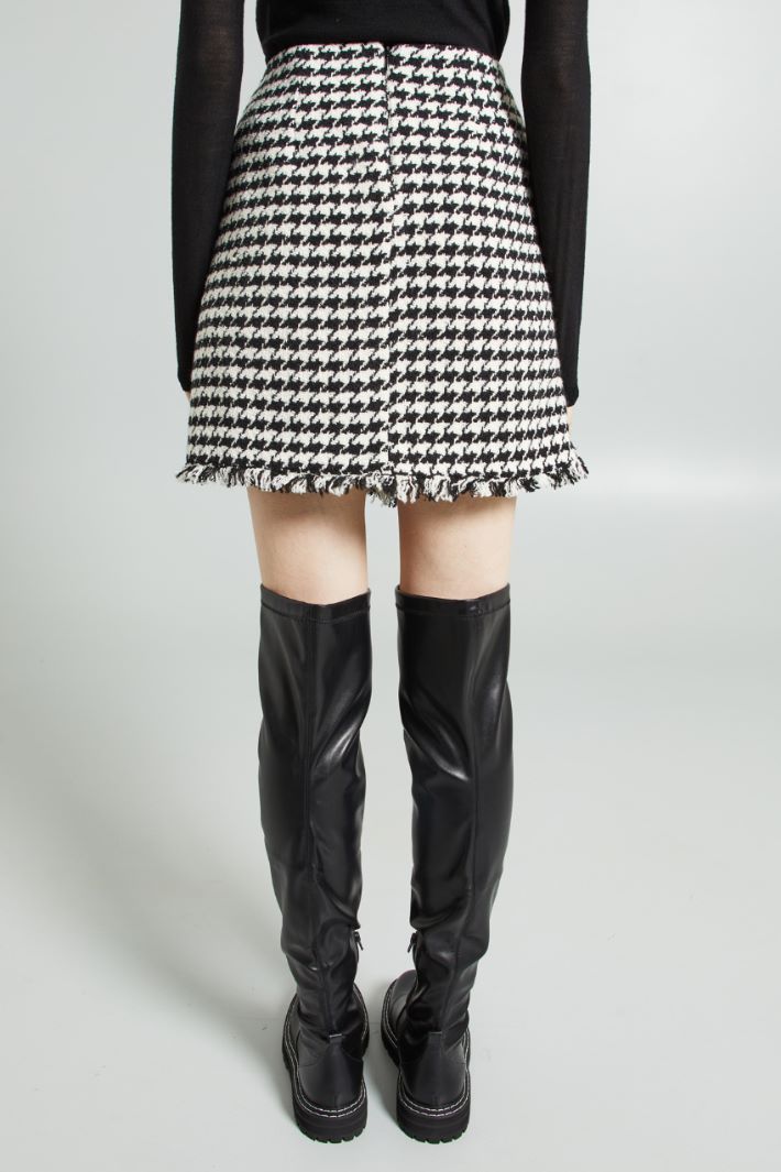 A-line tweed skirt Intrend - 2