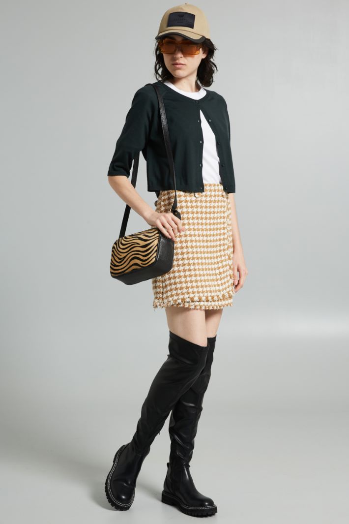 A-line tweed skirt Intrend