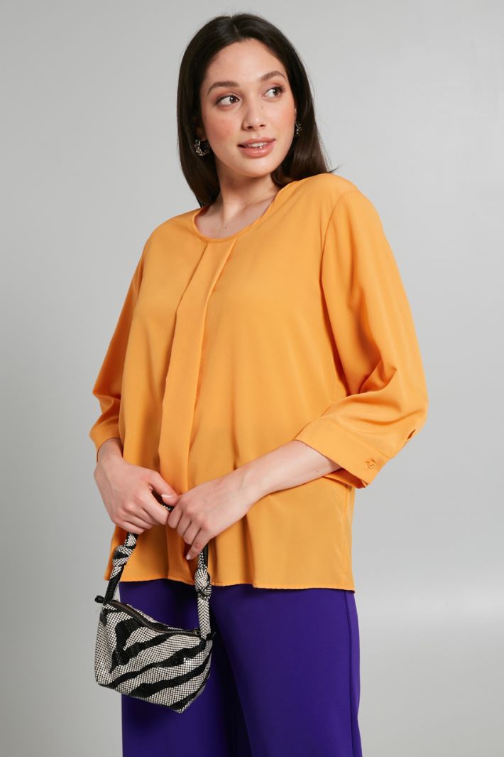 Blouse with inverted pleat Intrend - 3