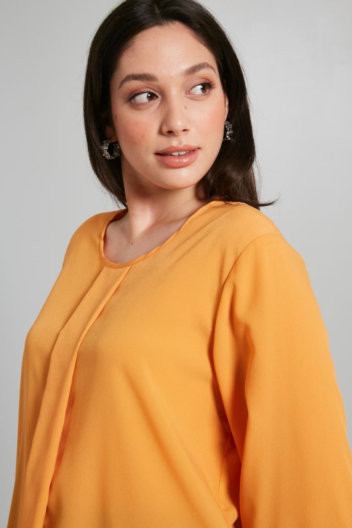 Blouse with inverted pleat Intrend - 4