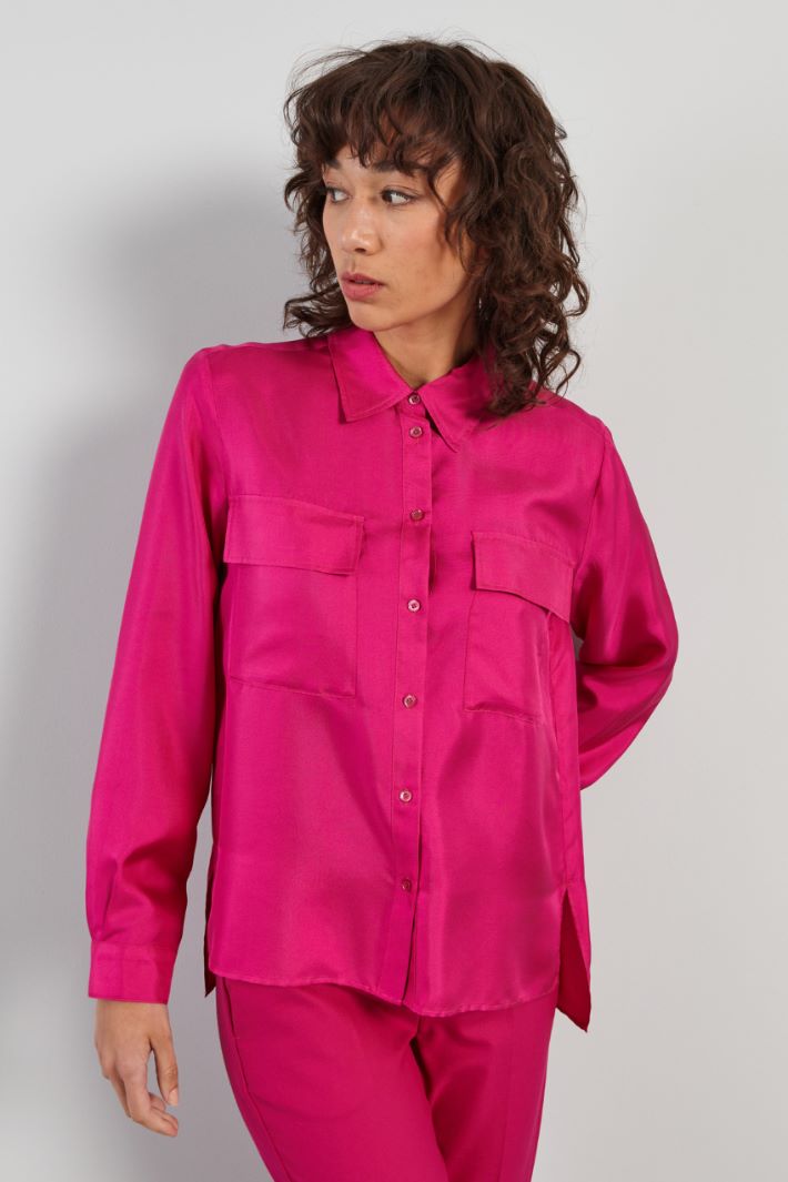 Silk-twill shirt Intrend - 3