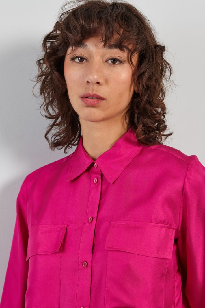 Silk-twill shirt Intrend - 4