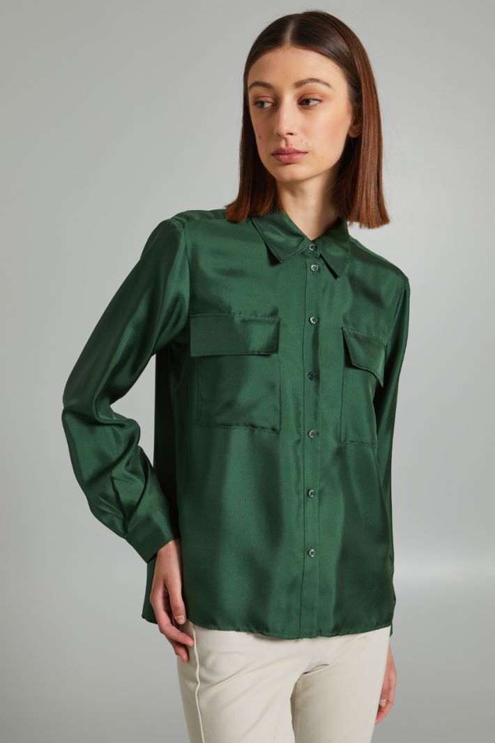 Silk-twill shirt Intrend - 3