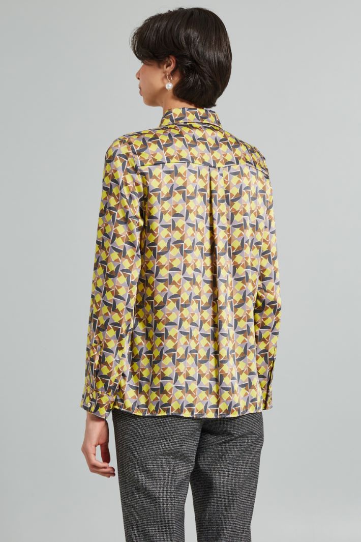 Printed twill shirt Intrend - 2