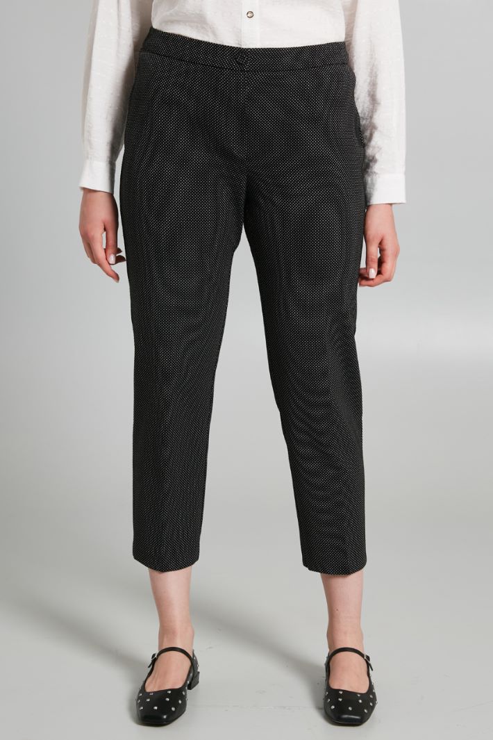 Jacquard trousers Intrend - 3