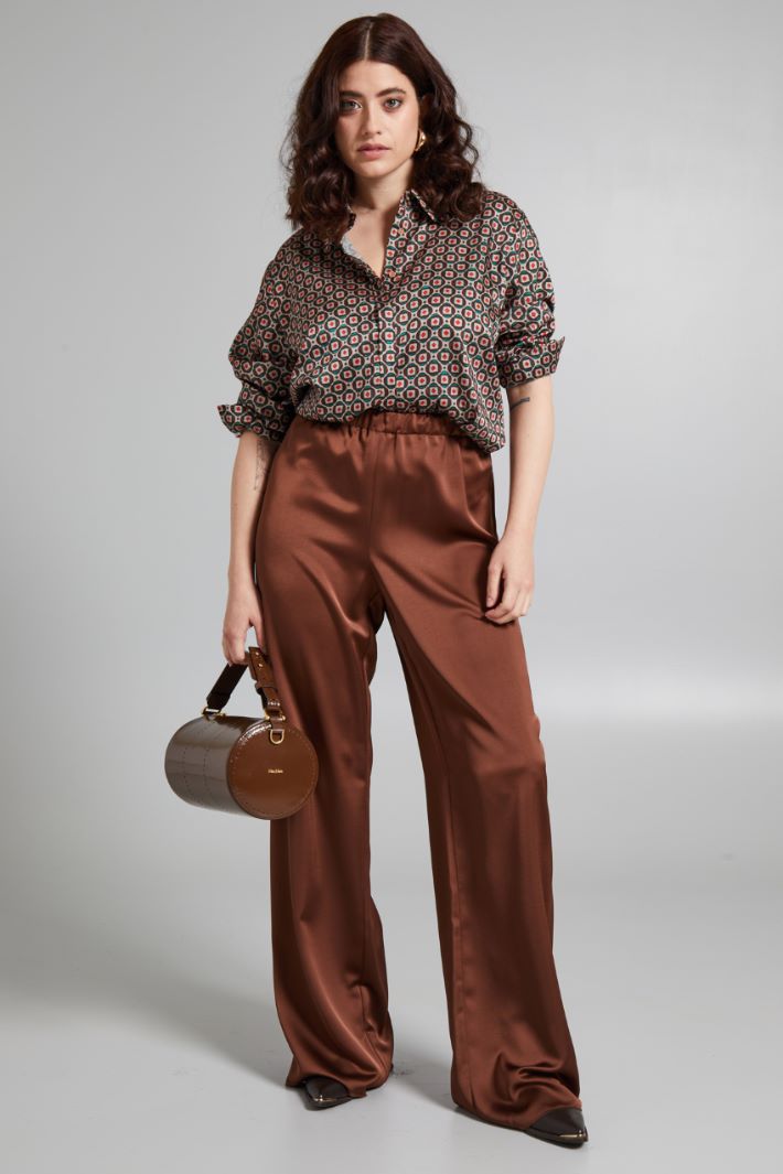 Trousers with elastic waist Intrend