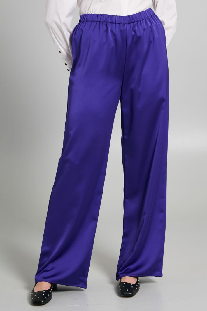 Trousers with elastic waist Intrend - 3