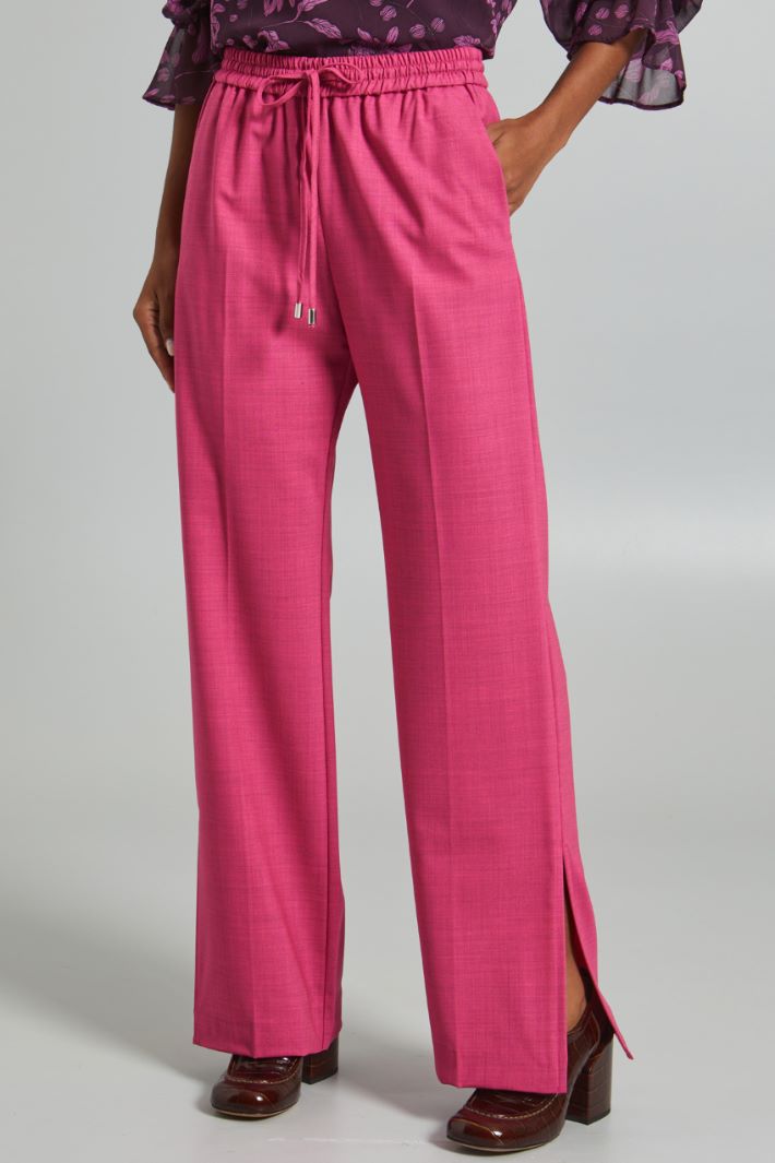 Slit-detailed trousers Intrend - 2