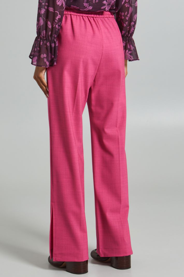 Slit-detailed trousers Intrend - 4