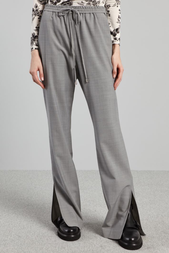 Slit-detailed trousers Intrend - 2