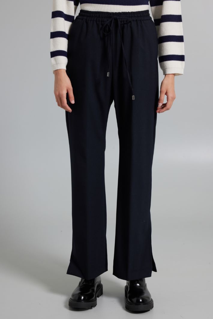 Slit-detailed trousers Intrend - 3