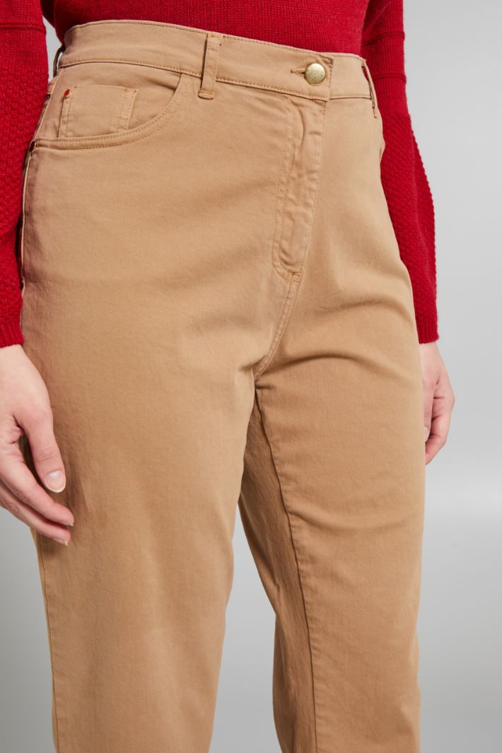 Flared gabardine trousers Intrend - 4