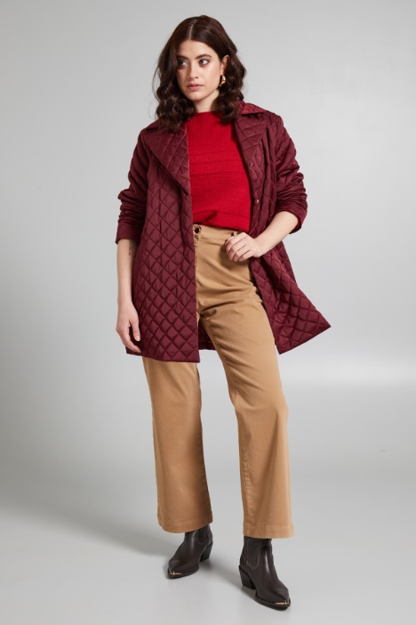 Flared gabardine trousers Intrend