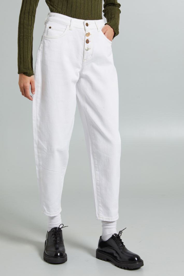 Baggy buttoned trousers Intrend - 3