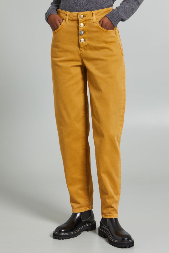 Baggy buttoned trousers Intrend - 3