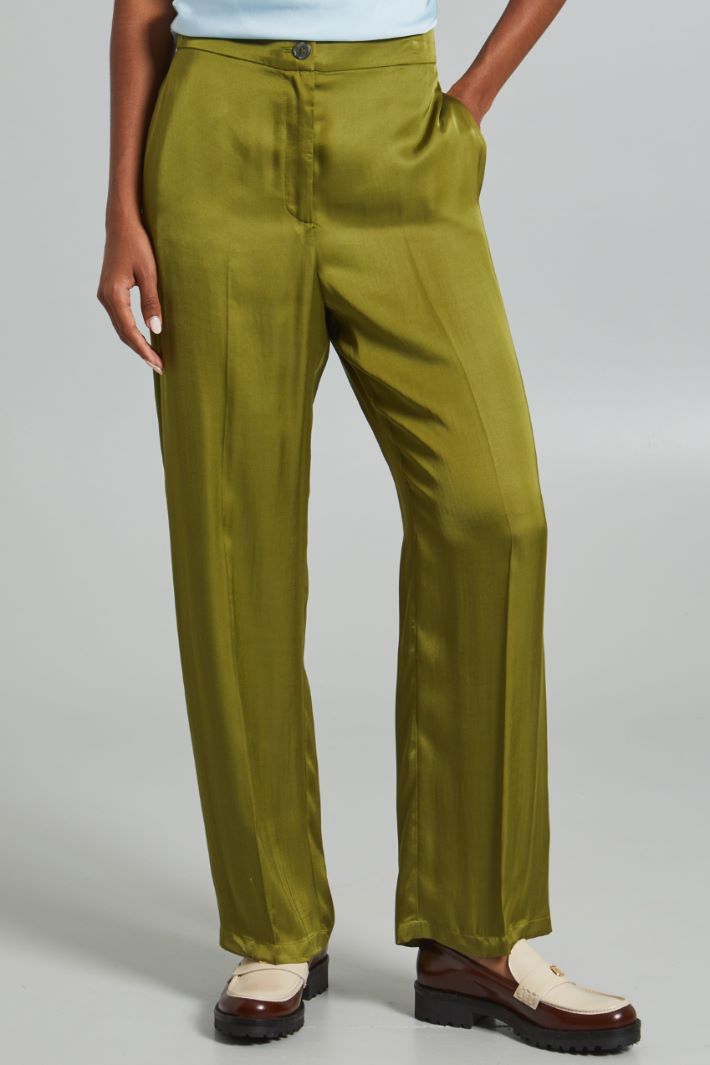 Trousers with elastic waist Intrend - 3