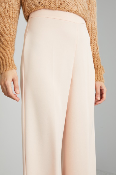 Pantaloni a palazzo in raso