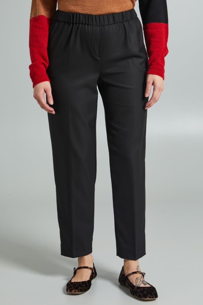 Gabardine trousers Intrend - 3