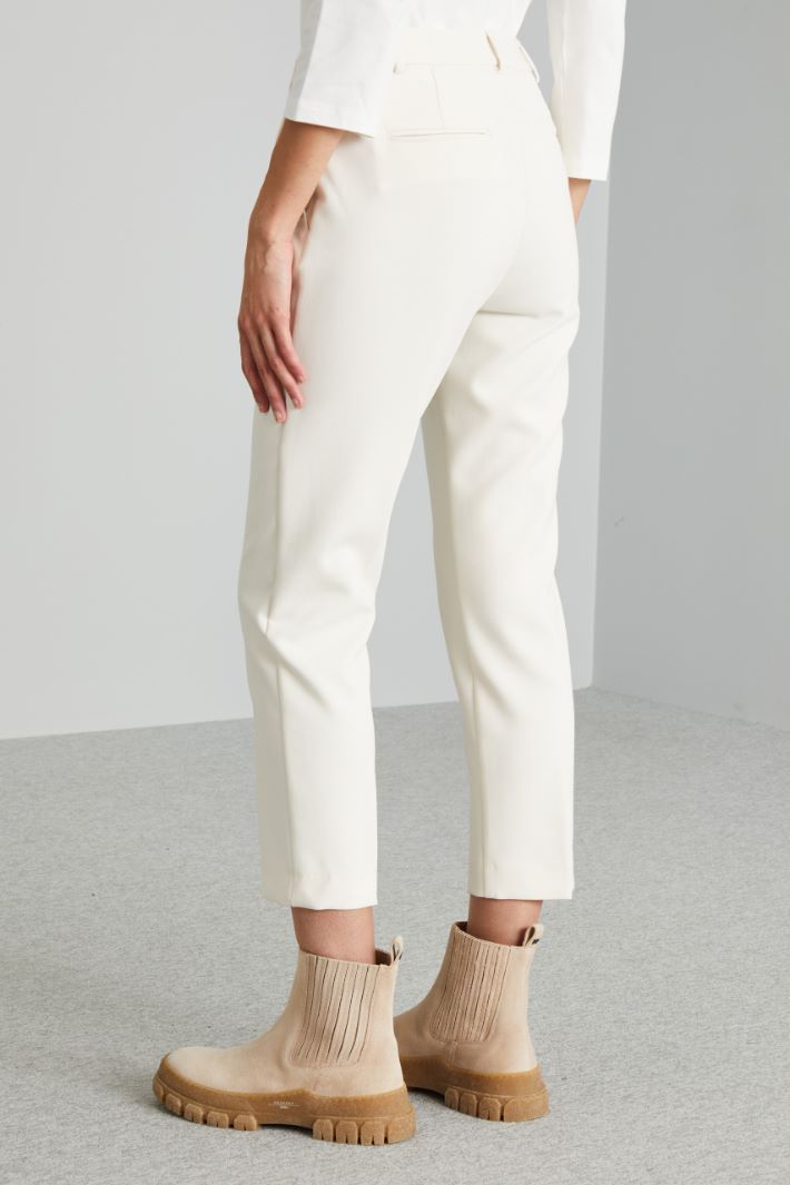 Canvas cigarette trousers Intrend - 3