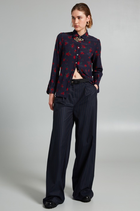 Wide-leg batavia trousers Intrend