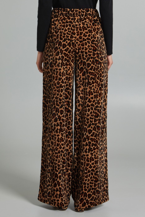 Pantaloni morbidi in velluto Intrend - 2
