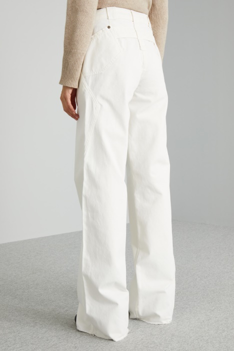 Pantaloni morbidi in drill