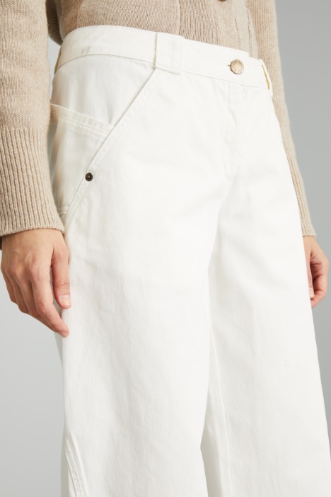 Pantaloni morbidi in drill